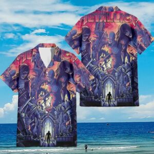 Metallica The Unforgiven 2024 Tour Hawaiian Shirt Summer Gifts Aloha Shirt Aloha Shirt