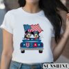 Mickey Mouse And Minnie Mouse America Flag Happy 4th Of July 2024 Shirt 2 Shirt