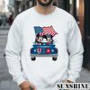 Mickey Mouse And Minnie Mouse America Flag Happy 4th Of July 2024 Shirt 3 Sweatshirts