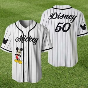 Mickey Mouse Movie Disney Baseball Jersey 1 1