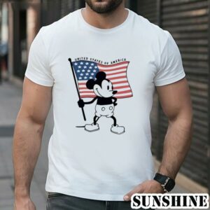 Mickey Mouse United States Of America Flag Shirt 1 TShirt