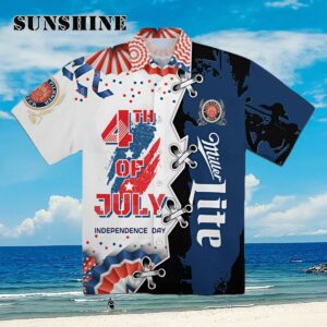 Miller Lite 4th Of July Hawaiian Shirt Aloha Shirt Aloha Shirt