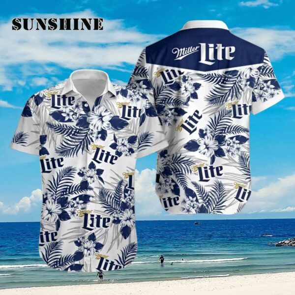 Miller Lite Hawaiian Shirt Summer Button Up Aloha Shirt Aloha Shirt