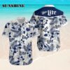 Miller Lite Hawaiian Shirt Summer Button Up Hawaaian Shirt Hawaaian Shirt