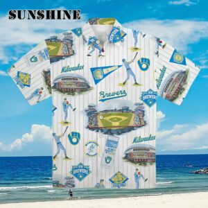 Milwaukee Brewers Hawaiian Shirt MLB Gifts Aloha Shirt Aloha Shirt