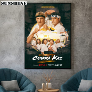Movie Cobra Kai Season 6 Poster 2024 Canvas