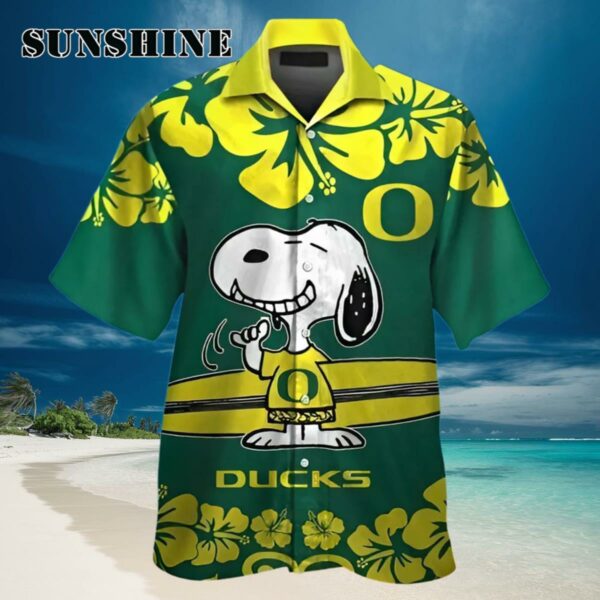 NCAA Oregon Ducks Snoopy Hawaiian Shirt Hawaiian Hawaiian