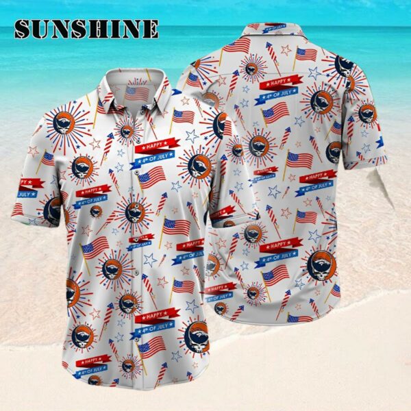 NFL Denver Broncos Grateful Dead Hawaiian Shirt Hawaaian Shirt Hawaaian Shirt