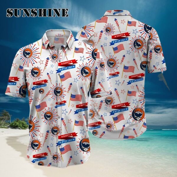 NFL Denver Broncos Grateful Dead Hawaiian Shirt Hawaiian Hawaiian