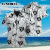 NFL Las Vegas Raiders Hawaiian Shirt Tropical Leafs Design Aloha Shirts Aloha Shirt Aloha Shirt
