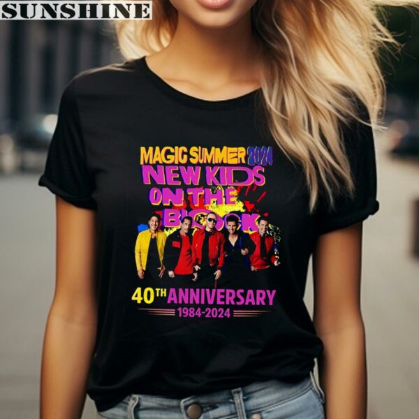 NKOTB Band Magic Summer New Kids On The Block Tour 2024 Shirt 2 women shirt