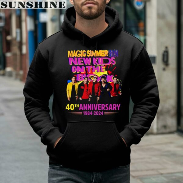 NKOTB Band Magic Summer New Kids On The Block Tour 2024 Shirt 4 hoodie