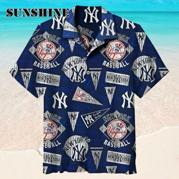 NY Yankees Baseball Floral Hawaiian shirt Hawaaian Shirt Hawaaian Shirt 1