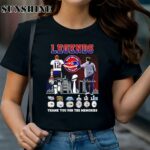 New England Patriots Legend Tom Brady And Bill Belichick Thank You For The Memories Signatures Shirt 1 TShirt