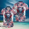 New England Patriots NFL Skull And Flower Pattern Metallica Hawaiian Shirt Hawaiian Hawaiian