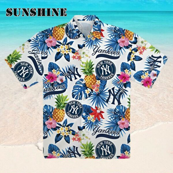New York Yankees Pineapple Aloha Hawaiian Shirt Hawaaian Shirt Hawaaian Shirt 1