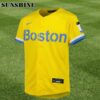 Nike Boston Red Sox City Connect Yellow Jersey 1 7