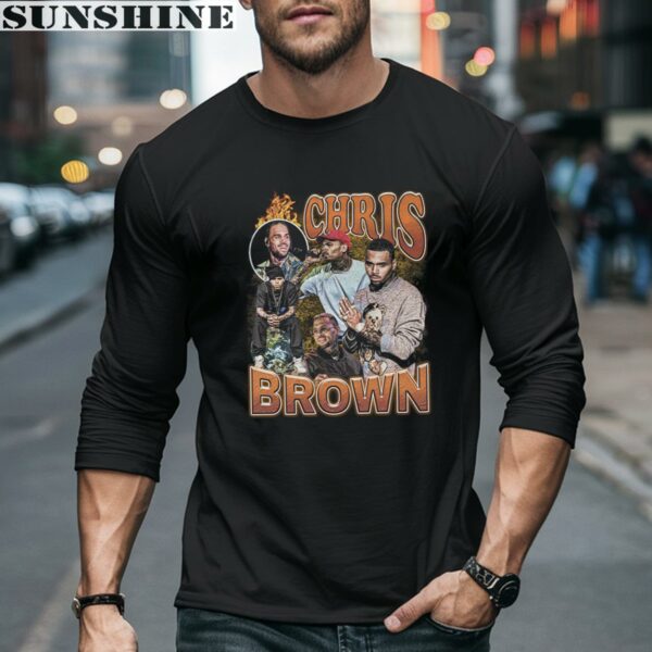 Obsessed Boutique Chris Brown World Graphic Tee 5 long sleeve shirt