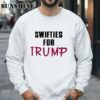 Official Wisconsin Right Now Swifties For Trump Shirt Sweatshirt Sweatshirt