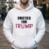 Official Wisconsin Right Now Swifties For Trump Shirt x Hoodie