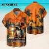 Parrot Coconut Tree On Sunset Beach Chest Pocket Hawaiian Shirt Hawaaian Shirt Hawaaian Shirt