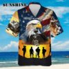 Patriotic Eagle Hawaiian Shirt for Men American Flag Button Down Mens Hawaiian Shirts Aloha Shirt Aloha Shirt