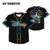 Personalize Disney Family Trip Simple Mickey and Minnie Rainbow Baseball Jersey Printed Thumb