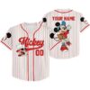 Personalize Disney Mickey Play Baseball Custom Jersey Baseball 2 2