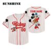 Personalize Disney Mickey Play Red Baseball Jersey Printed Thumb