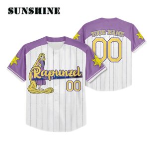 Personalize Disney Princess Baseball Jersey Gifts For Baseball Lovers Printed Thumb