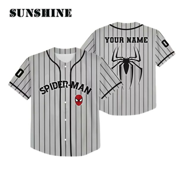 Personalize Spider Man Disney Baseball Jersey Team Outfit Printed Thumb