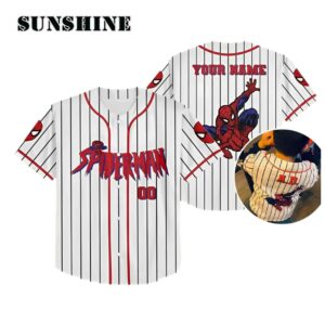 Personalize Spiderman Vintage Baseball Jersey Printed Thumb