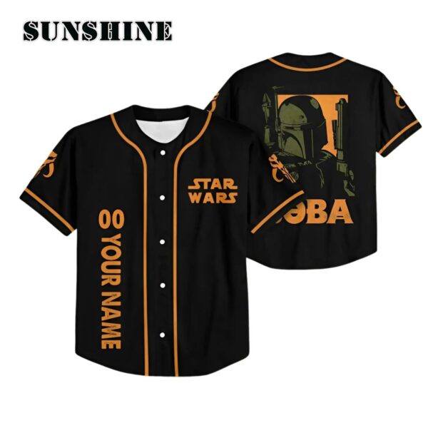 Personalize Star War Boba Baseball Jersey For Fans Printed Thumb
