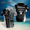 Personalized NFL Las Vegas Raiders Hawaiian Shirt Special Half Tone Mascot Aloha Shirt Hawaiian Hawaiian