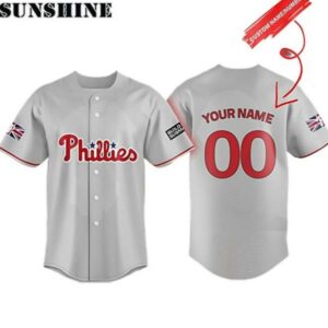 Personalized Phillies London Series 2024 Crossing the Pond Jersey Printed Aloha