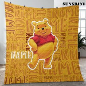 Personalized Pooh Bear Pooh Bear Blanket Tigger Piglet Eeyore Blanket