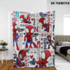 Personalized Spider Man Friends Blanket Super Hero Blankets
