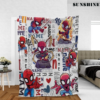 Personalized Spider Man Friends Superhero Comic Marvel Blankets