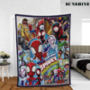 Personalized Spidey and His Amazing Friends Blanket Spidey Birthday Blanket Custom Spider Man Blankets