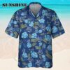 Personalized Stitch Happy Floral Summer Blue Disney Hawaii Shirt Hawaaian Shirt Hawaaian Shirt