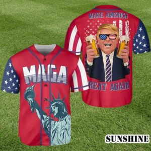 Personalized Trump Make America Great Again 4th July Baseball Jersey 1 1