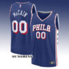 Philadelphia 76ers Jared McCain 2024 NBA Draft Basketball Jersey