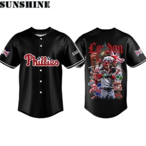 Phillies 2024 Crossing the Pond Jersey Printed Aloha