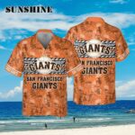 San Francisco Giants Major League Baseball Print Hawaiian Shirt Aloha Shirt Aloha Shirt