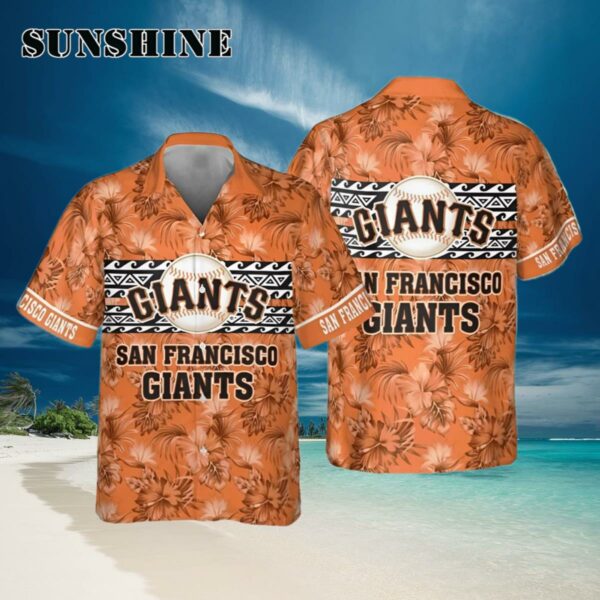 San Francisco Giants Major League Baseball Print Hawaiian Shirt Hawaiian Hawaiian