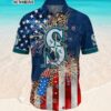 Seattle Mariners MLB Hawaiian Shirt 4th Of July Independence Day Hawaaian Shirts Hawaaian Shirts