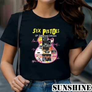 Sex Pistols Band 50th Anniversary Collection Guitar Signatures Shirt 1 TShirt