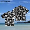 Skull Print Short Sleeve Hawaiian Shirt Hawaiian Shirt 600x600