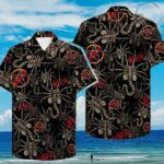 Slayer Rock Band Music Alien Face Hawaiian Shirt Aloha Shirt Aloha Shirt