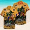 Slayer Tropical Flower And Parrot Hawaiian Shirt Music Gifts Hawaaian Shirts Hawaaian Shirts